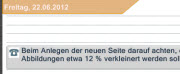 Notizen auf dem Kalenderblatt