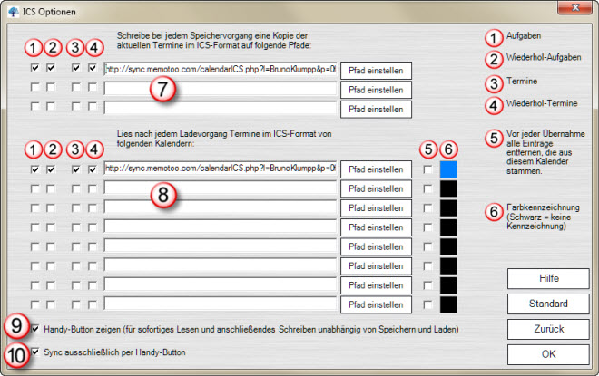 memotoo Schnittstellen
