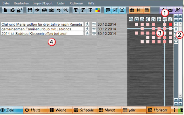 Kalender-Ansicht