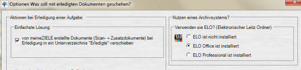 ELO Verknüpfung belegt