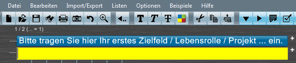 neue Einträge erstellen